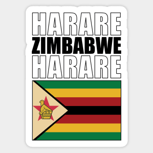 Flag of Zimbabwe Sticker